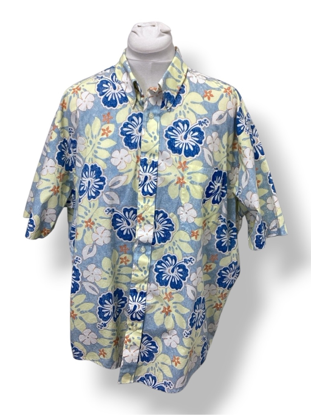 Natural Issue Mens Short Sleeve Wrinkle Free Hawaiian Shirt, size XXL